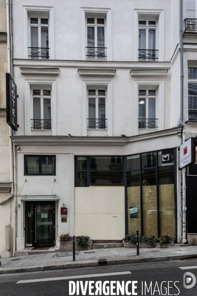 Fermeture des Hotels Parisiens