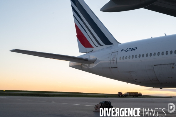 Air France cargo pendant le second confinement.