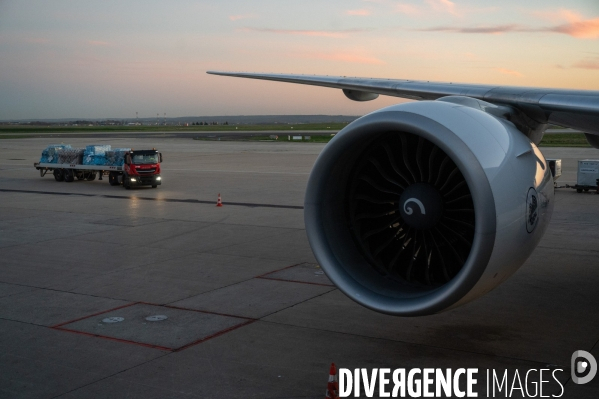 Air France cargo pendant le second confinement.