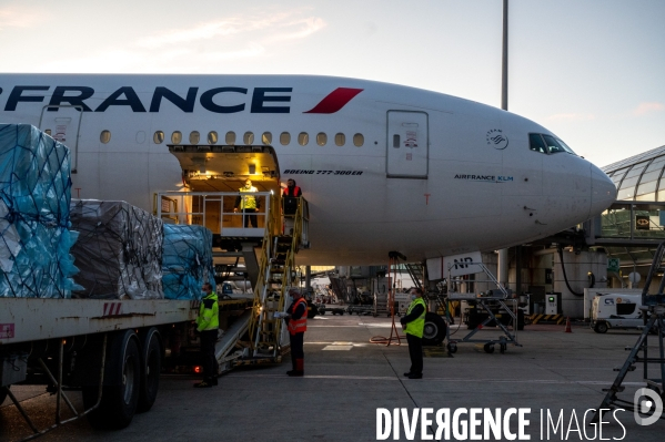 Air France cargo pendant le second confinement.