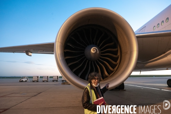 Air France cargo pendant le second confinement.