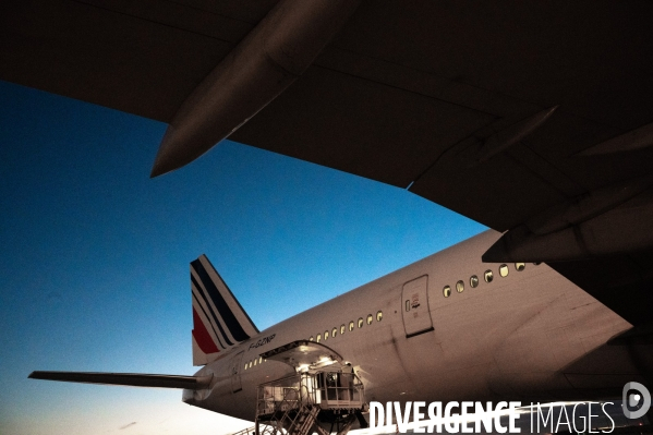 Air France cargo pendant le second confinement.