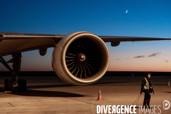 Air France cargo pendant le second confinement.