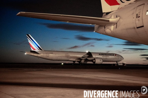 Air France cargo pendant le second confinement.