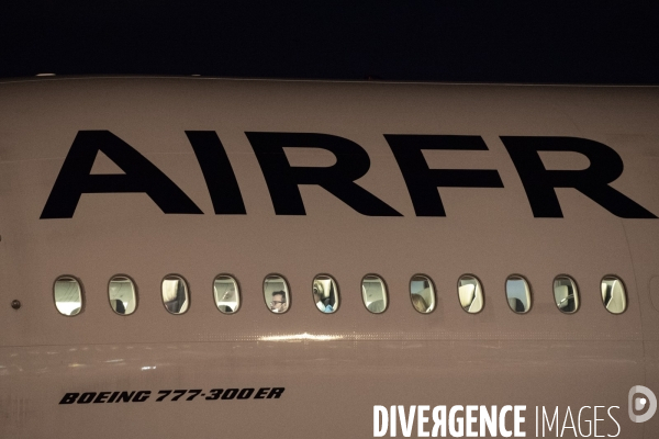 Air France cargo pendant le second confinement.