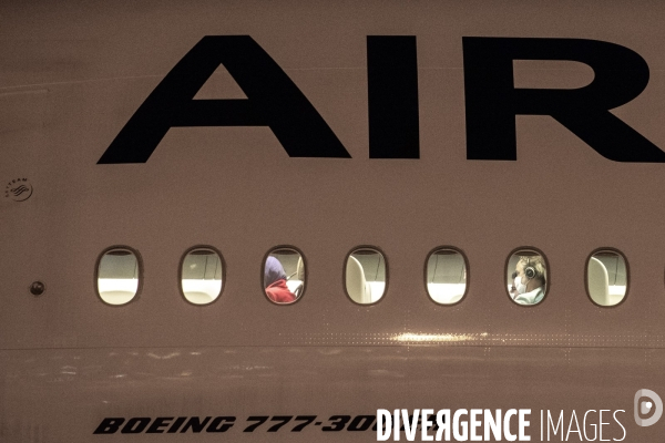 Air France cargo pendant le second confinement.