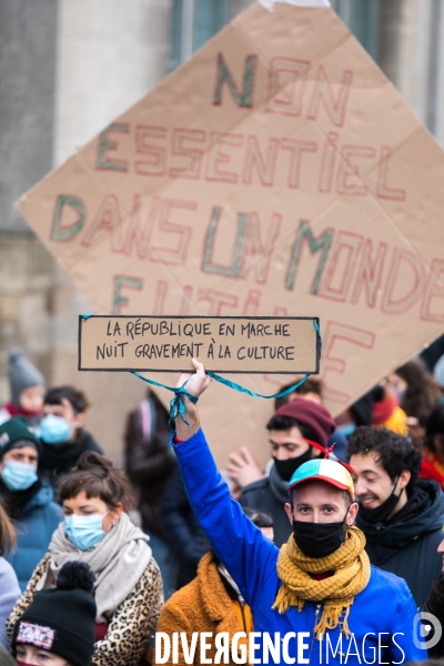 Manifestation du monde de la culture à Nantes