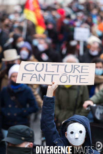 Manifestation du monde de la culture à Nantes