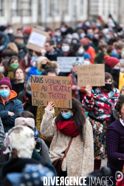 Manifestation du monde de la culture à Nantes