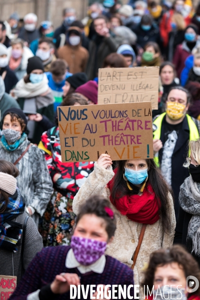Manifestation du monde de la culture à Nantes
