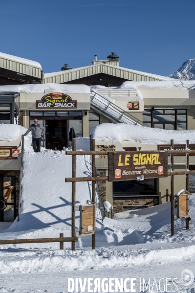 Domaine skiable fermé