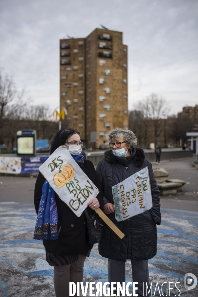 Le collectif de defense des jardins ouvriers d aubervilliers manifeste.