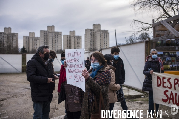 Le collectif de defense des jardins ouvriers d aubervilliers manifeste.