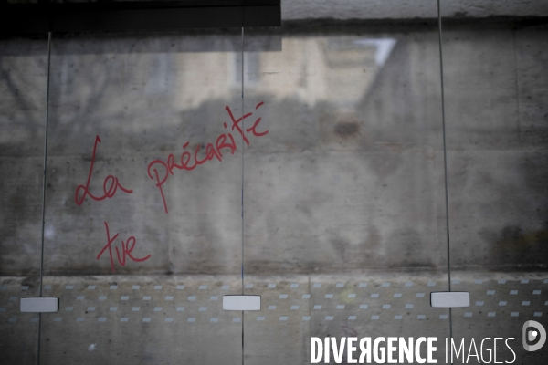 Manifestation des étudiants pour défendre les conditions de vie et d études 20012021