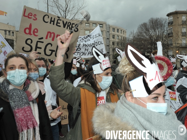 Manifestation CGT Santé