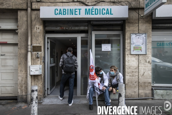 Manifestation des soignants à Marseille