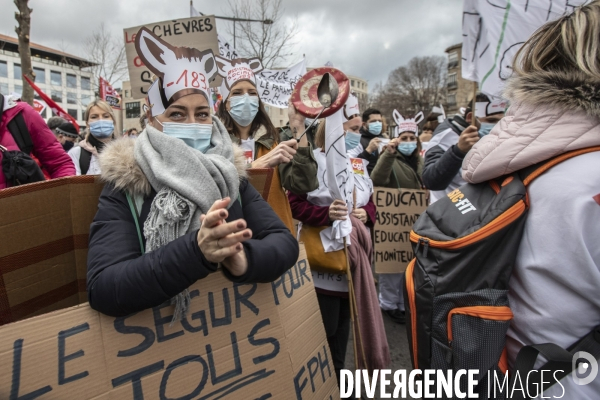 Manifestation des soignants à Marseille