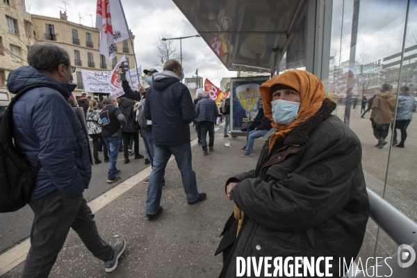 Manifestation des soignants à Marseille