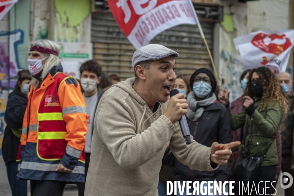 Manifestation des soignants à Marseille