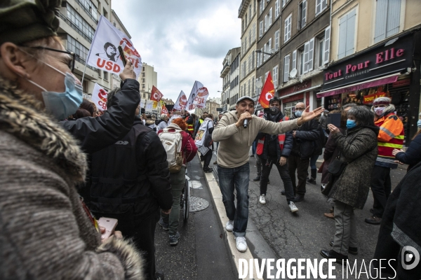 Manifestation des soignants à Marseille