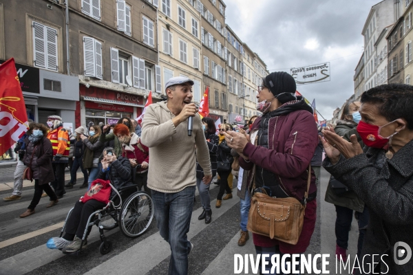 Manifestation des soignants à Marseille