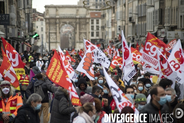 Manifestation des soignants à Marseille