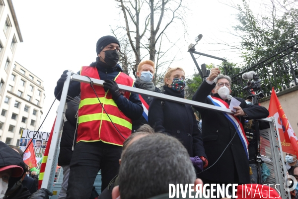 Paris, Manifestation pour l emploi, les libertés et gilets jaunes