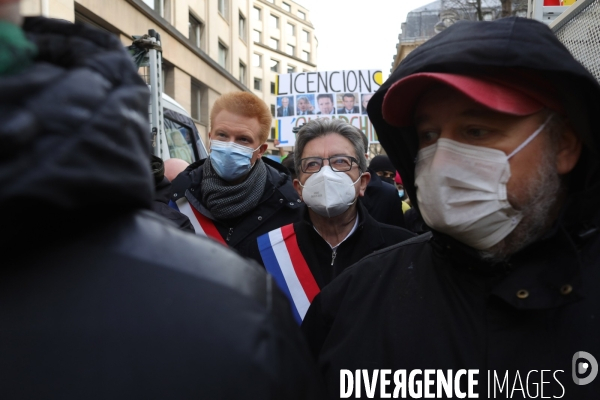 Paris, Manifestation pour l emploi, les libertés et gilets jaunes