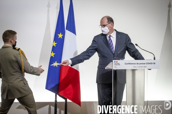 Castex Véran : point presse Covid 19