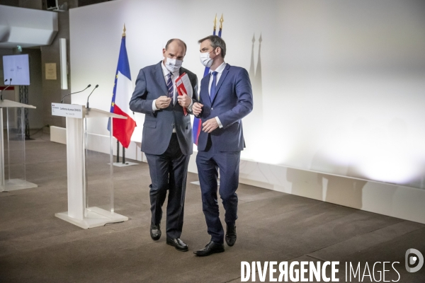 Castex Véran : point presse Covid 19