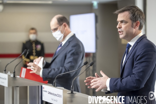 Castex Véran : point presse Covid 19