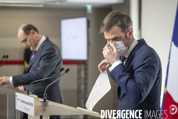 Castex Véran : point presse Covid 19