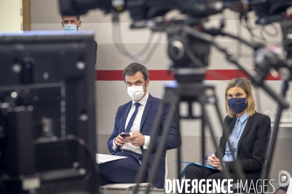 Castex Véran : point presse Covid 19