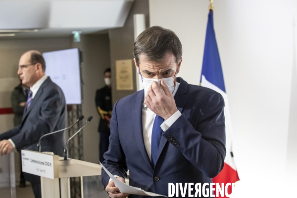 Castex Véran : point presse Covid 19