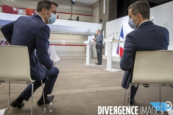 Castex Darmanin Véran : point presse Covid 19