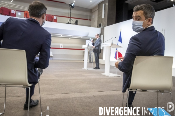 Castex Darmanin Véran : point presse Covid 19