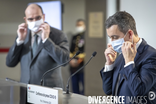 Castex Darmanin Véran : point presse Covid 19