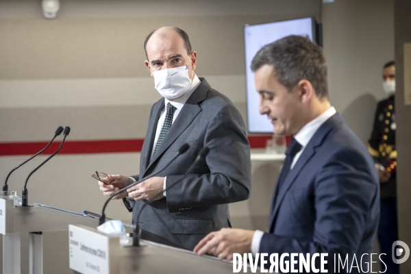 Castex Darmanin Véran : point presse Covid 19