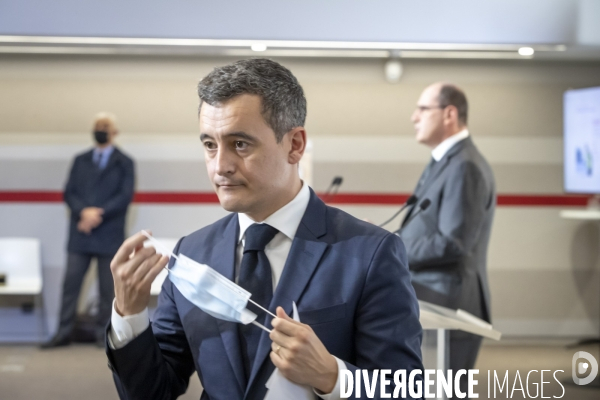 Castex Darmanin Véran : point presse Covid 19