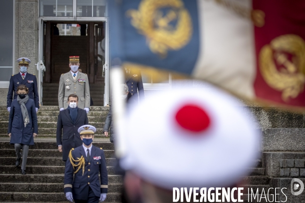 Macron : voeux aux Armées à Brest