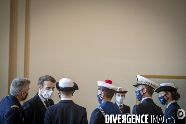 Macron : voeux aux Armées à Brest