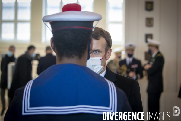 Macron : voeux aux Armées à Brest