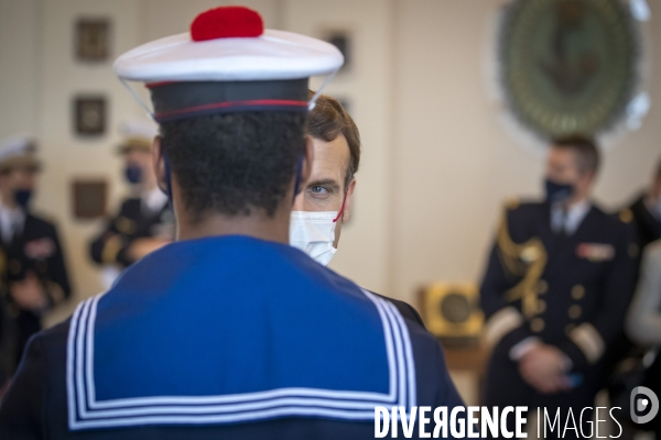 Macron : voeux aux Armées à Brest