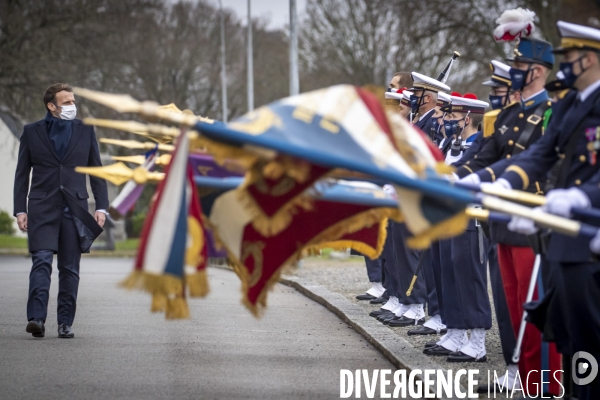 Macron : voeux aux Armées à Brest