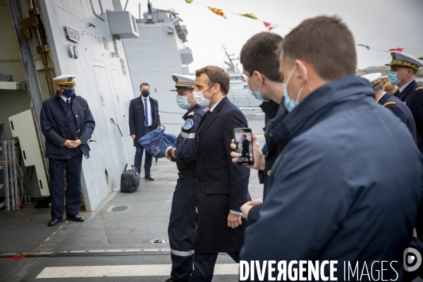 Macron : voeux aux Armées à Brest