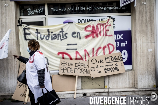 Manifestation des professionnels de santé pour dénoncer leurs conditions de travail