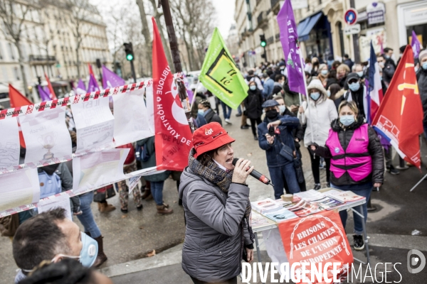 Manifestation des professionnels de santé pour dénoncer leurs conditions de travail