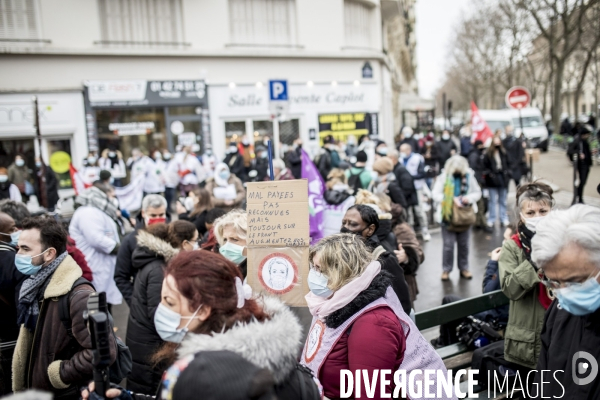 Manifestation des professionnels de santé pour dénoncer leurs conditions de travail