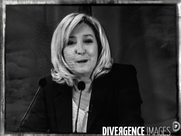 RN Marine Le Pen - Voeux a la presse 2021