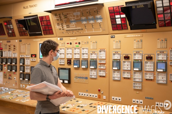 Exercise d accident nucléaire à la centrale de Paluel.
